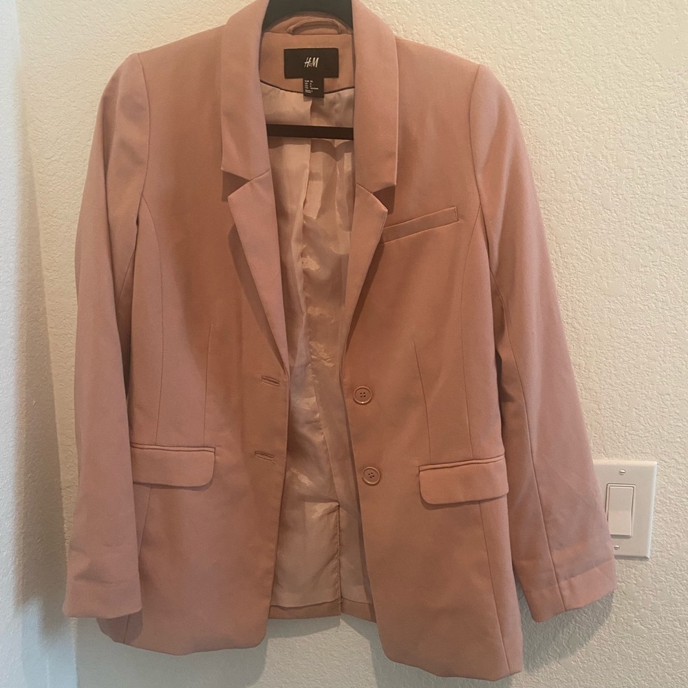 Dusty rose H&M blazer